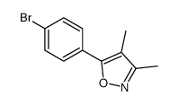 5-(4-bromophenyl)-3,4-dimethyl-1,2-oxazole Structure