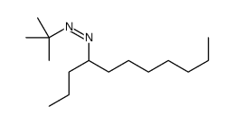 tert-butyl(undecan-4-yl)diazene Structure