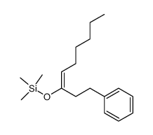 (E)-1-phenyl-3-(trimethylsiloxy)-3-nonene Structure