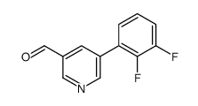 5-(2,3-DIFLUOROPHENYL)NICOTINALDEHYDE结构式