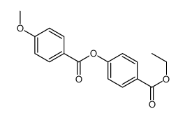 (4-ethoxycarbonylphenyl) 4-methoxybenzoate Structure