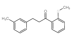 3-(3-METHYLPHENYL)-2'-THIOMETHYLPROPIOPHENONE picture