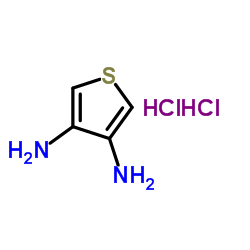 3,4-二氨基噻吩二盐酸盐结构式