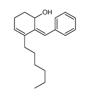 2-benzylidene-3-hexylcyclohex-3-en-1-ol Structure