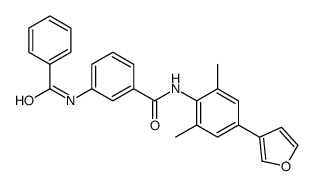 3-benzamido-N-[4-(furan-3-yl)-2,6-dimethylphenyl]benzamide Structure