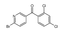 (6-bromopyridin-3-yl)-(2,4-dichlorophenyl)methanone结构式