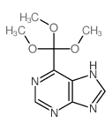 6-(trimethoxymethyl)-5H-purine structure