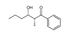 3-hydroxy-2-methyl-1-phenyl-1-hexanone结构式