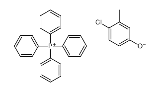 tetraphenylphosphonium, salt with 4-chloro-m-cresol (1:1)结构式