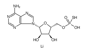 Adenosine 5′-O-thiomonophosphate dilithium salt structure