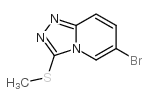 6-Bromo-3-(methylthio)-[1,2,4]triazolo[4,3-a]pyridine structure