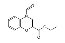 ethyl 4-formyl-3,4-dihydro-2H-1,4-benzoxazine-2-carboxylate Structure