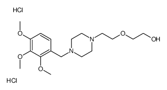 2-[2-[4-[(2,3,4-trimethoxyphenyl)methyl]piperazin-1-yl]ethoxy]ethanol,dihydrochloride结构式