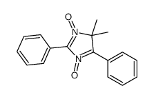 4,4-dimethyl-1,3-dioxido-2,5-diphenylimidazole-1,3-diium Structure