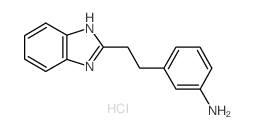 3-[2-(1 H-BENZOIMIDAZOL-2-YL)-ETHYL]-PHENYLAMINE HYDROCHLORIDE结构式