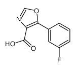 5-(3-氟-苯基)-噁唑-4-羧酸图片