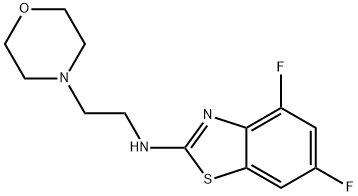 4,6-Difluoro-N-(2-morpholin-4-ylethyl)-1,3-benzothiazol-2-amine picture