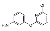 3-(6-chloropyridin-2-yl)oxyaniline Structure