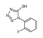 1-(2-fluorophenyl)-2H-tetrazole-5-thione结构式