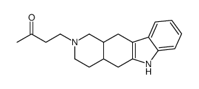 4-[(4aS,11aS)-1,3,4,4a,5,6,11,11a-octahydropyrido[4,3-b]carbazol-2-yl]butan-2-one Structure