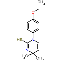 1-(4-Ethoxyphenyl)-4,4-dimethyl-3,4-dihydro-2(1H)-pyrimidinethione结构式