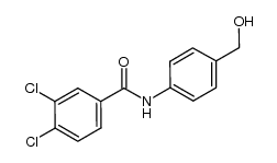 3,4-dichloro-N-(4-(hydroxymethyl)phenyl)benzamide Structure