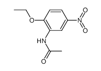 acetic acid-(2-ethoxy-5-nitro-anilide) Structure