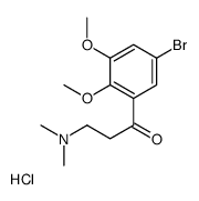 1-(5-bromo-2,3-dimethoxyphenyl)-3-(dimethylamino)propan-1-one,hydrochloride Structure