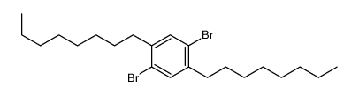 1,4-dibromo-2,5-dioctylbenzene structure