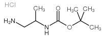 2-N-BOC-PROPANE-1,2-DIAMINE HYDROCHLORIDE Structure