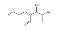 2-(1,2-dihydroxypropyl)hexanal结构式