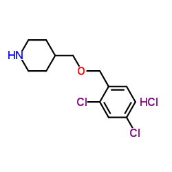 4-{[(2,4-Dichlorobenzyl)oxy]methyl}piperidine hydrochloride (1:1) picture