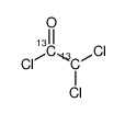 2,2-dichloroacetyl chloride结构式