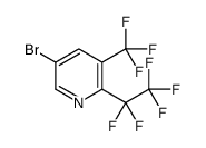 5-Bromo-2-(pentafluoroethyl)-3-(trifluoromethyl)pyridine Structure