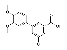 3-chloro-5-(3,4-dimethoxyphenyl)benzoic acid结构式