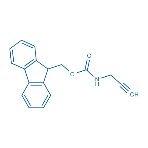 (9H-Fluoren-9-yl)methyl prop-2-yn-1-ylcarbamate Structure