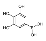 (3,4,5-trihydroxyphenyl)boronic acid结构式