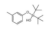 di-tert-butyl(m-tolyloxy)silanol Structure