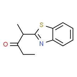 3-Pentanone,2-(2-benzothiazolyl)-(9CI) structure