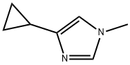 1-Methyl-4-cyclopropyl-1H-imidazole structure