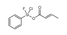 (E)-PhSiFClOC(O)CH=CHCH3 Structure