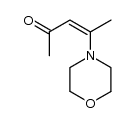 (Z)-4-morpholino-pent-3-en-2-one结构式