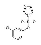 3-chlorophenyl 1H-imidazole-1-sulfonate Structure