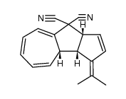 (3aR,3bS,9aR)-3-(propan-2-ylidene)-3b,9a-dihydro-3H-cyclopenta[a]azulene-9,9(3aH)-dicarbonitrile Structure