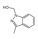 (3-methylindazol-1-yl)methanol Structure