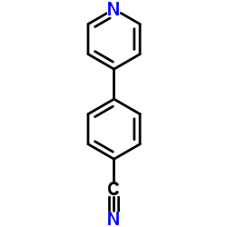 4-(吡啶-4-基)苄腈结构式