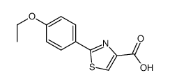 2-(4-ethoxyphenyl)-1,3-thiazole-4-carboxylic acid Structure