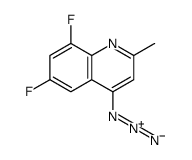 4-azido-6,8-difluoro-2-methylquinoline Structure