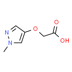 2-[(1-methyl-1H-pyrazol-4-yl)oxy]acetic acid Structure