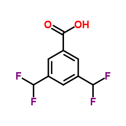 3,5-Bis(difluoromethyl)benzoic acid结构式